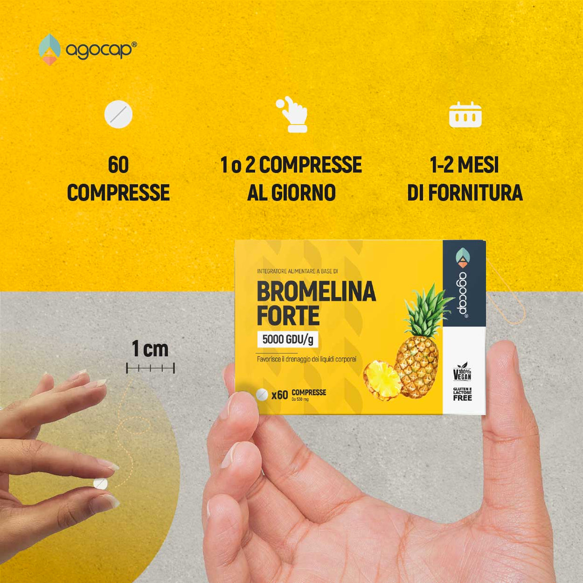 Bromelina Forte | Integratore drenante e anticellulite con Bromelina e Tarassaco - foto 3
