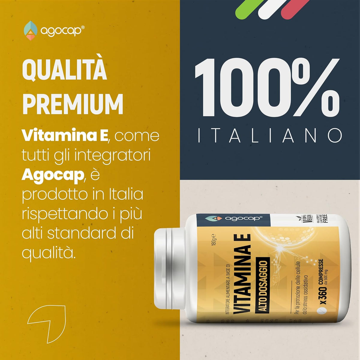 Vitamina E Pura | Integratore antiossidante per pelle e capelli con Vitamina E 60 mg - foto 6